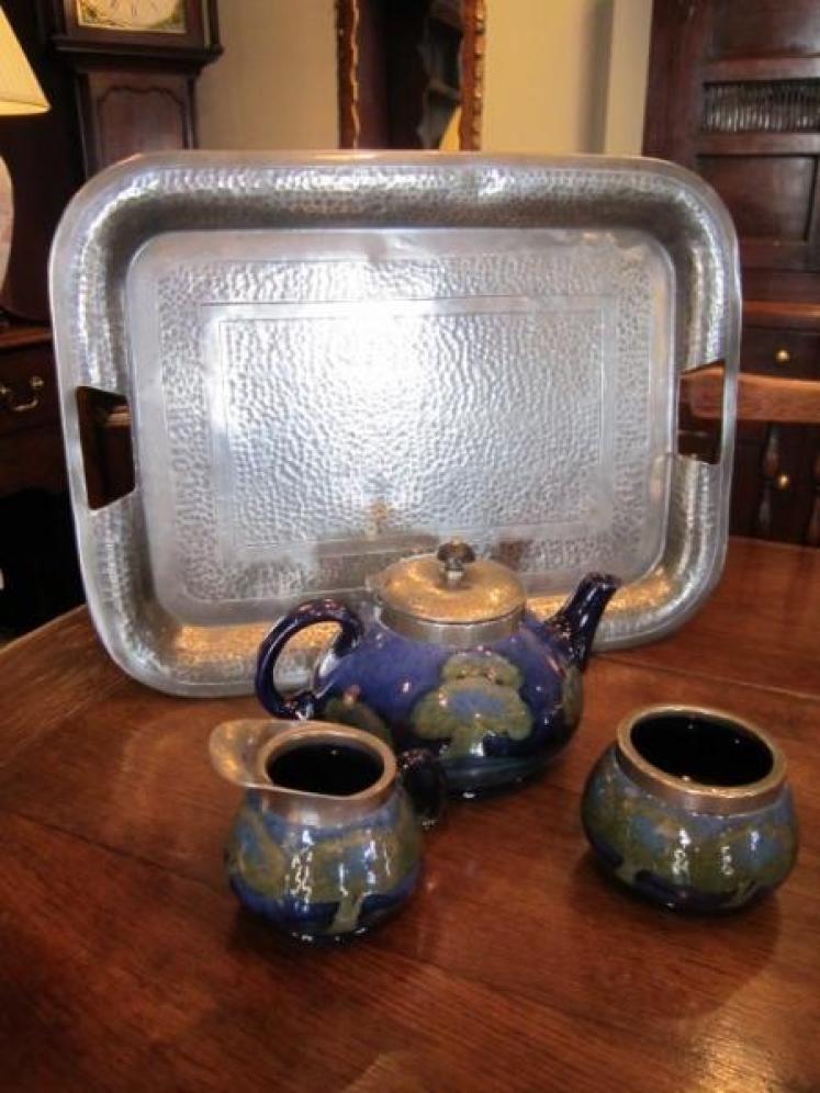 Outstanding Moorcroft Moonlt Blue Teaset - Image 1