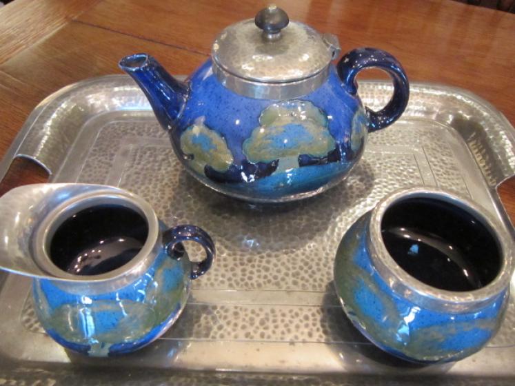 Outstanding Moorcroft Moonlt Blue Teaset - Image 2
