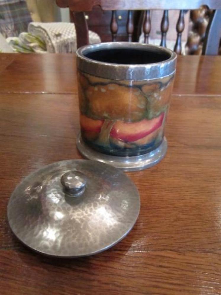 Superb Moorcroft Eventide Liberty's Jar & Cover - Image 2