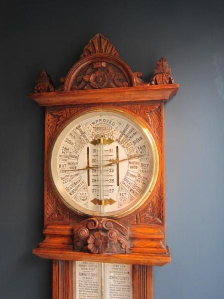 Rare Victorian Polytechnic Admiral Barometer - Image 2