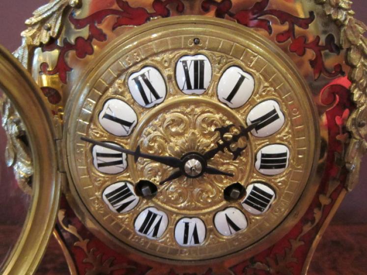 Fine 19th Century Boulle Striking Mantel Clock - Image 2