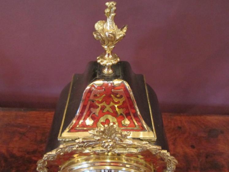 Fine 19th Century Boulle Striking Mantel Clock - Image 3