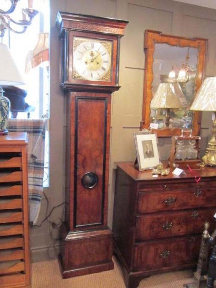 Stunning George I Walnut London Longcase Clock - Image 2
