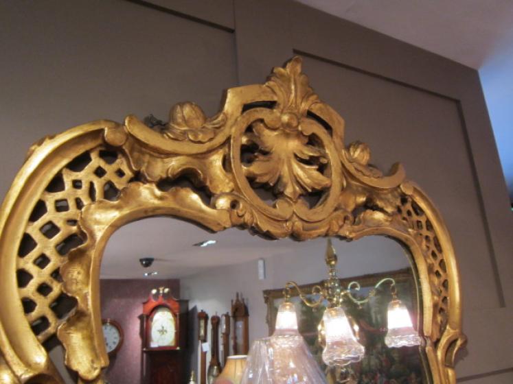 Superb Early Victorian Gilt Rococo Wall Mirror - Image 2