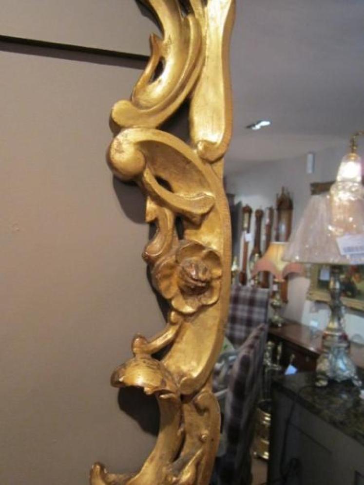 Superb Early Victorian Gilt Rococo Wall Mirror - Image 4