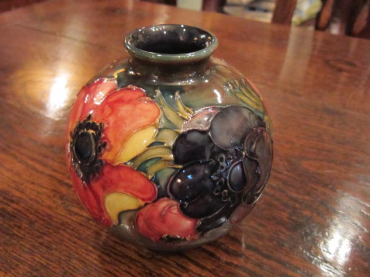 Moorcroft Flambe Anemone Globular Vase - Image 2