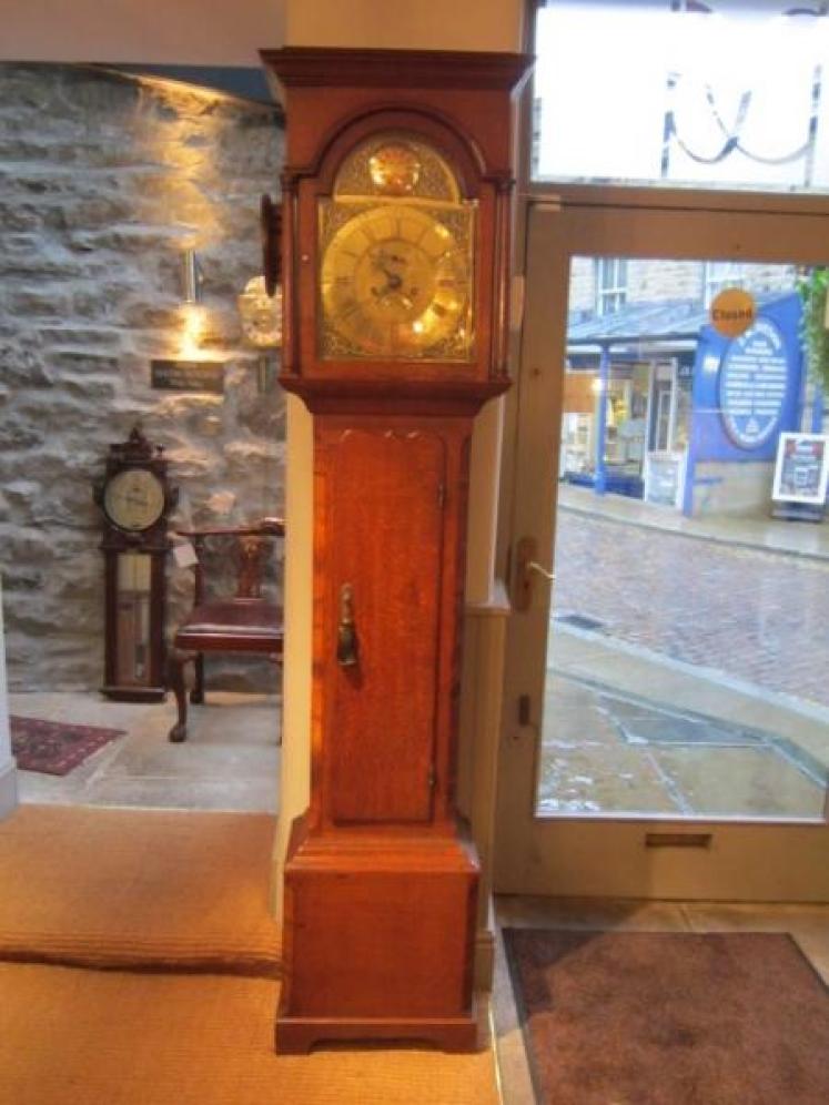 Mid Georgian North Yorkshire Longcase Clock - Image 2