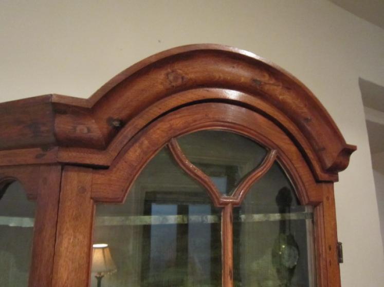 Mid 19th Century Glazed Wall Display Cabinet - Image 2