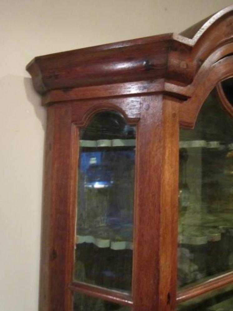 Mid 19th Century Glazed Wall Display Cabinet - Image 4