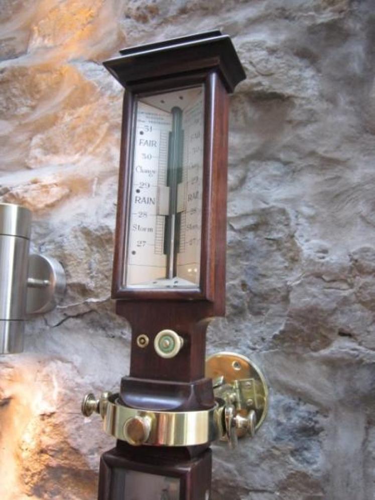 Superb & Rare 19th Century Marine Stick Barometer - Image 2