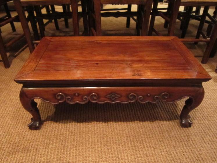 Oriental Polished Rosewood Coffee Table - Image 5
