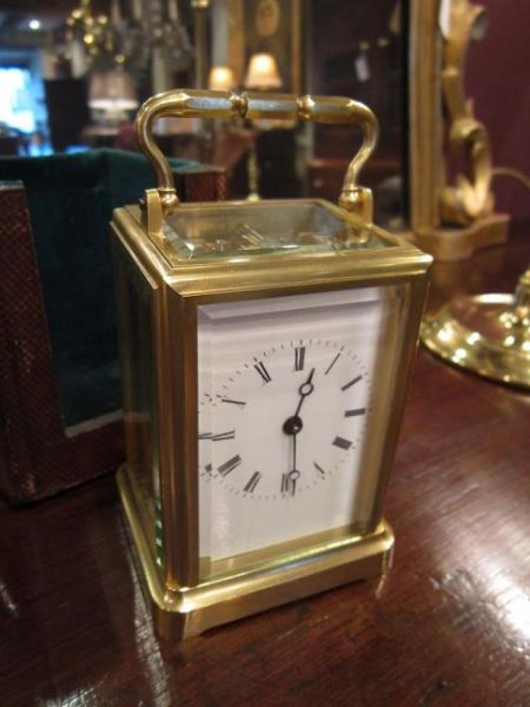 Late 19th Century Gorge Carriage Clock in Case - Image 2