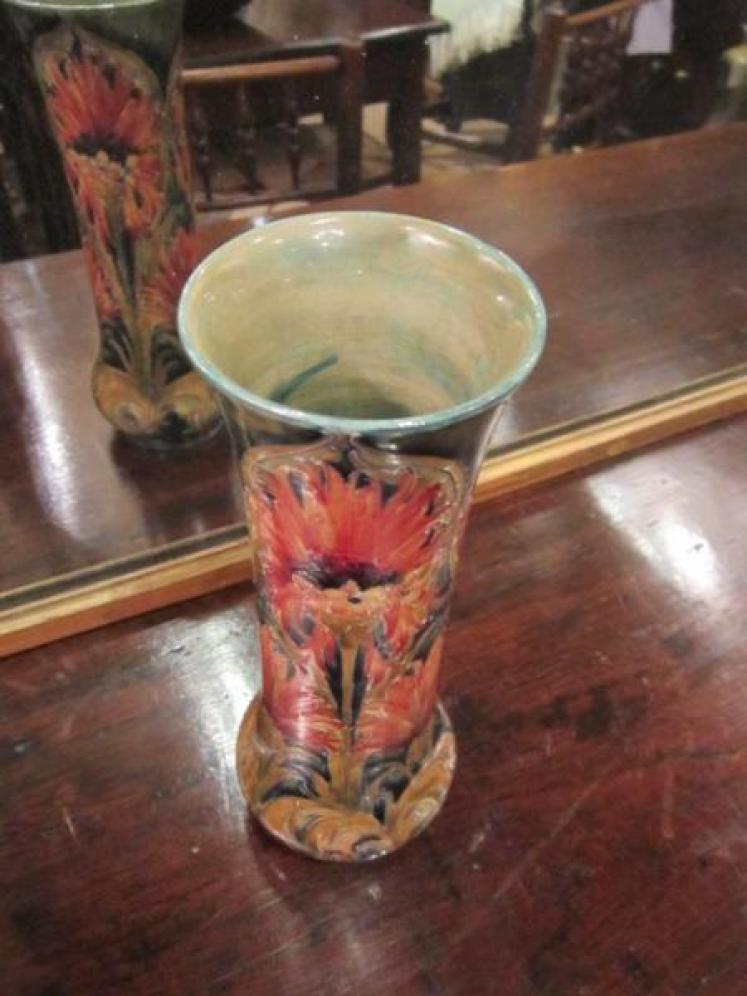 Superb McIntyre Moorcroft Chrysanthemum Vase - Image 2