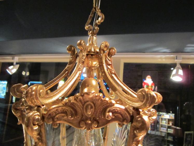 Superb Edwardian Cast Bronze Hall Lantern - Image 2