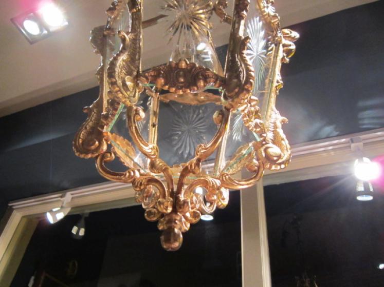 Superb Edwardian Cast Bronze Hall Lantern - Image 3