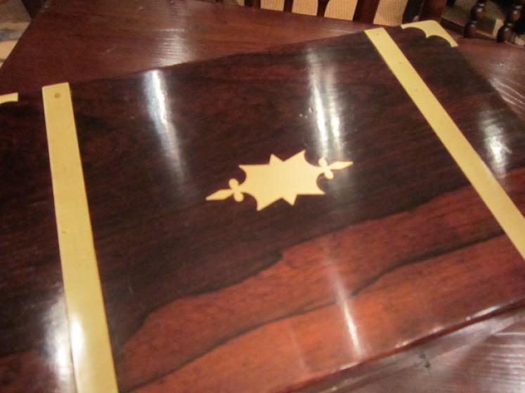 Top Quality Regency Rosewood Brass Writing Slope - Image 2