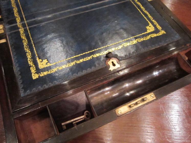 Top Quality Regency Rosewood Brass Writing Slope - Image 3