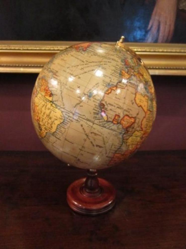 1920's Geographia 8" Paper Mache Globe - Image 1