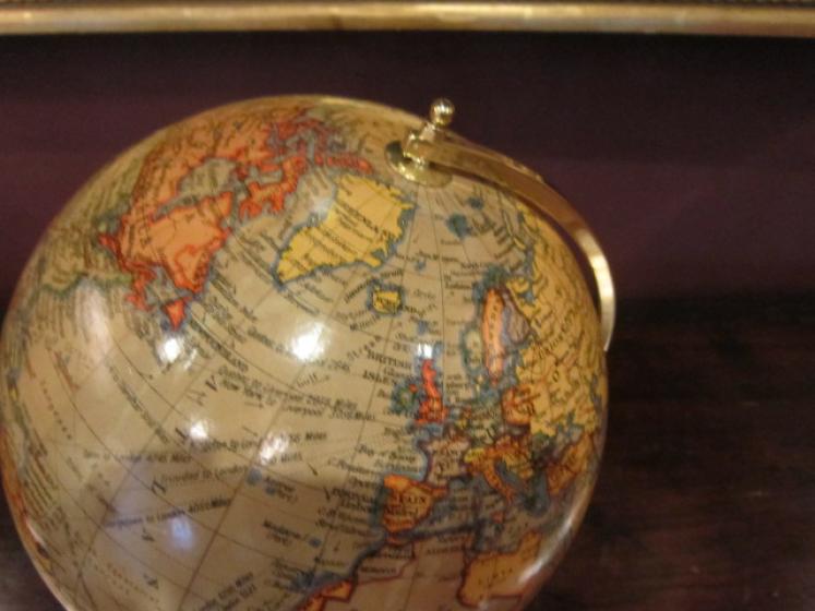1920's Geographia 8" Paper Mache Globe - Image 2