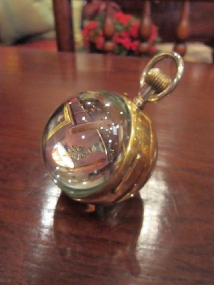 Rare 19th Century Swiss Crystal Ball Clock - Image 5