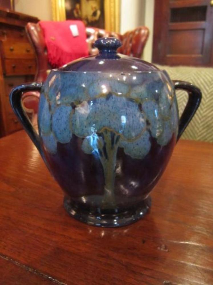 Stunning Moorcroft Moonlit Blue Lidded Jar - Image 1
