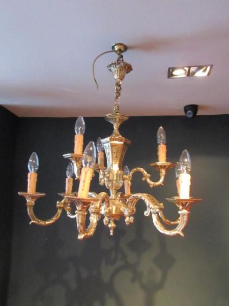 Edwardian Classical Style Two Tier Chandelier - Image 1
