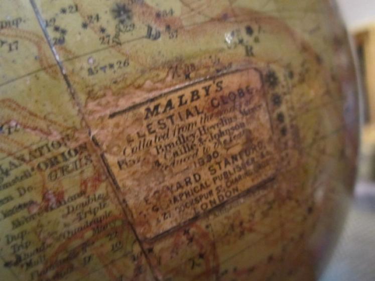 Rare Late 19th Century 10" Plaster Celestrial Globe - Image 3
