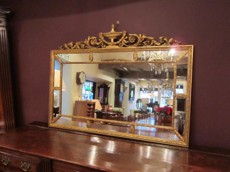 Fine 19th Century Adams Style Gilt Wall Mirror - Image 1