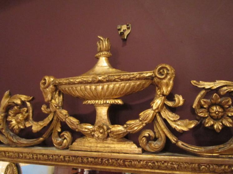 Fine 19th Century Adams Style Gilt Wall Mirror - Image 3