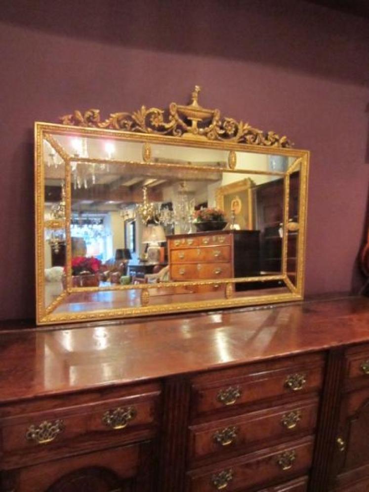 Fine 19th Century Adams Style Gilt Wall Mirror - Image 5