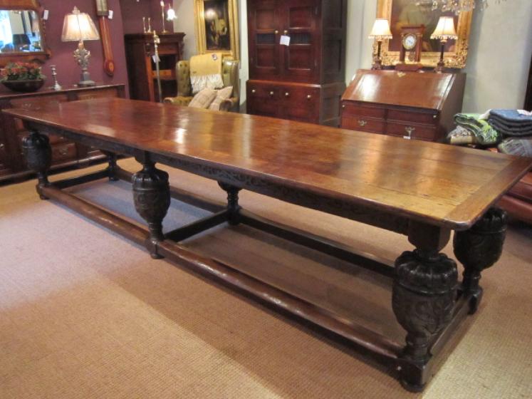 Fabulous George I Large Oak Refectory Table - Image 1