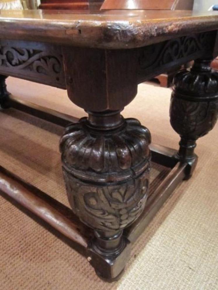 Fabulous George I Large Oak Refectory Table - Image 2