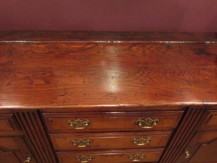 Outstanding George II Oak Low Dresser Base - Image 4