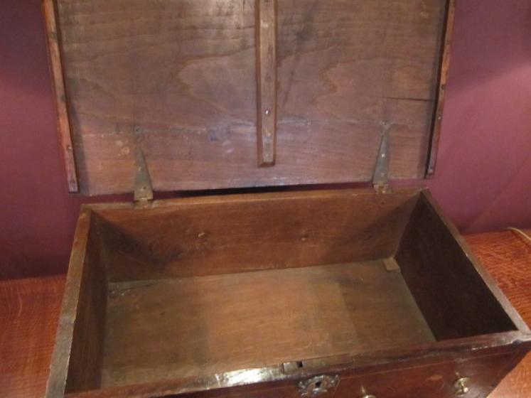 Rare William & Mary Period Inlaid Lace Box - Image 3