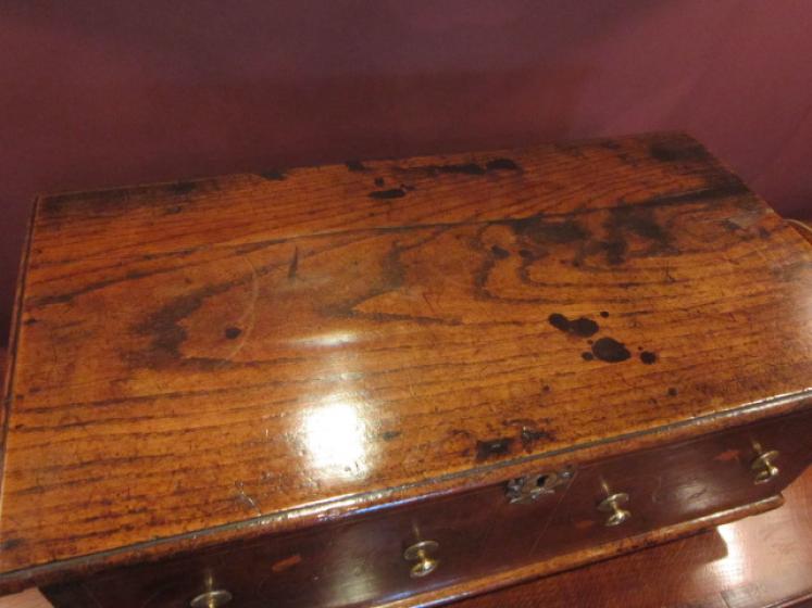 Rare William & Mary Period Inlaid Lace Box - Image 4