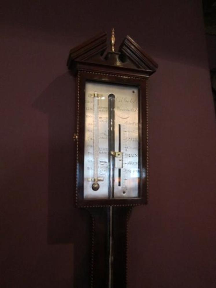 Superb Regency Inlaid Norwich Stick Barometer - Image 3