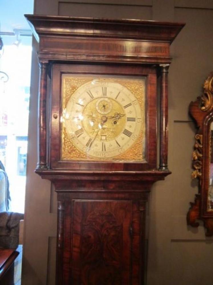 Superior George II Walnut Whitehaven Longcase Clock - Image 1