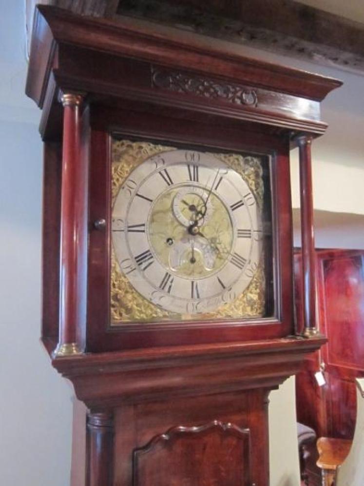 Fine Mid Georgian 8 Day Manchester Longcase Clock - Image 1