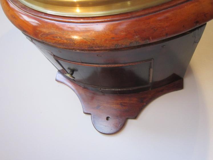 Fine Mid 19th Century Mahogany Fusee Wall Clock - Image 3