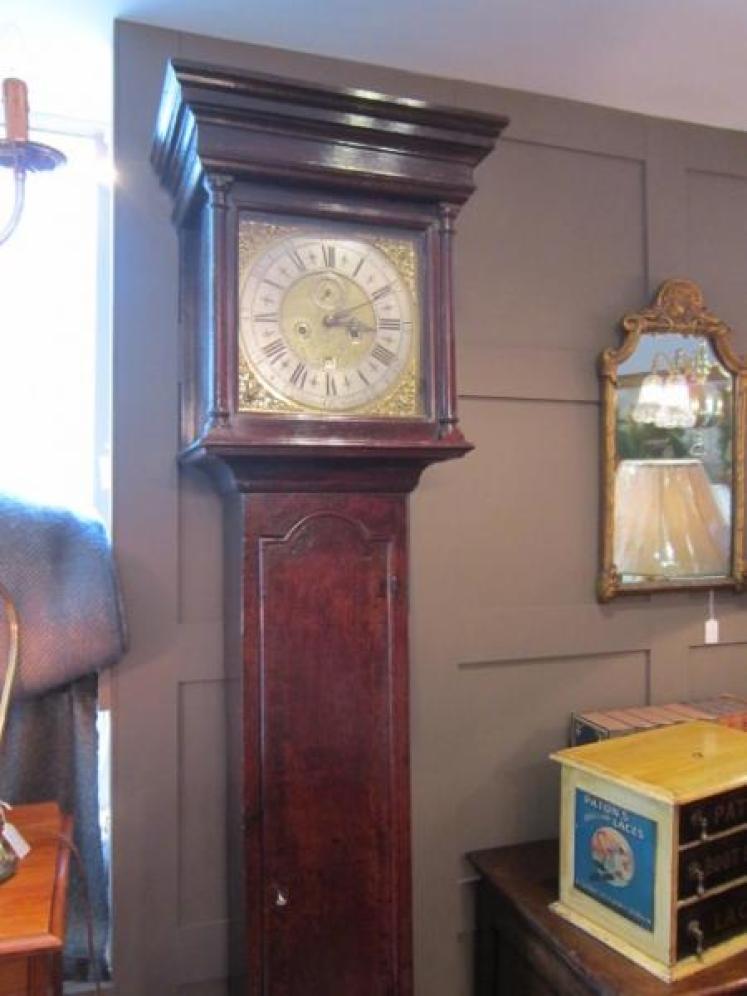 Superb George II Period Oak 8 Day Longcase Clock - Image 1