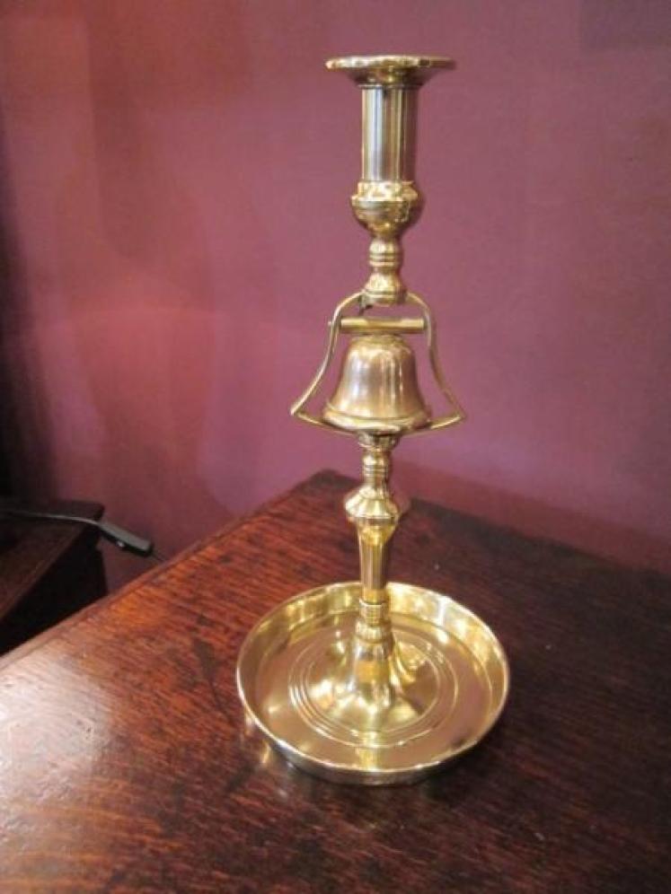Rare Pair of George III Tavern Bell Candlesticks - Image 2