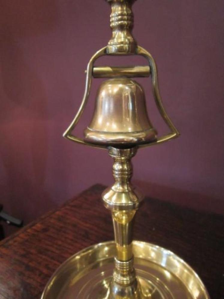 Rare Pair of George III Tavern Bell Candlesticks - Image 3