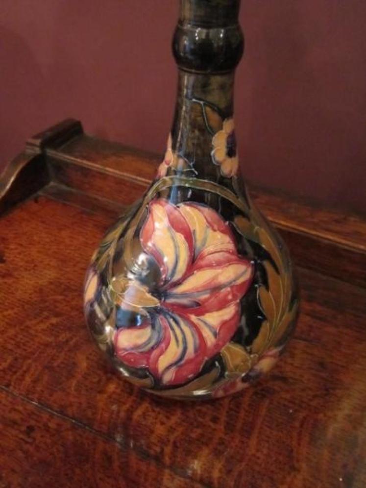 Early Moorcroft Persian Ware on Ochre Vase - Image 2