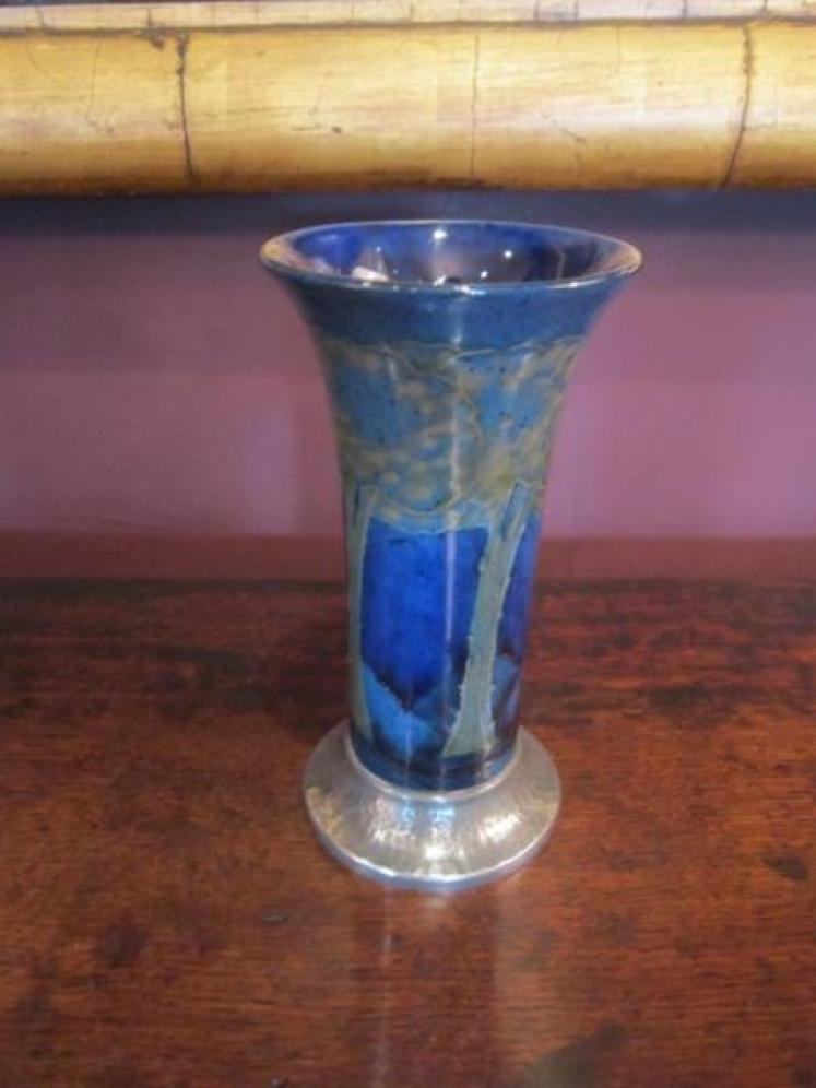 Superb Moorcroft Moonlit Blue Liberty's Vase - Image 1