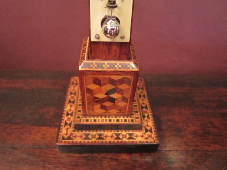 Victorian Tunbridge Ware Desk Top Thermometer - Image 2