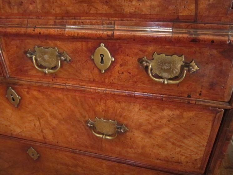 Stunning George I Period Walnut Bureau Bookcase - Image 4