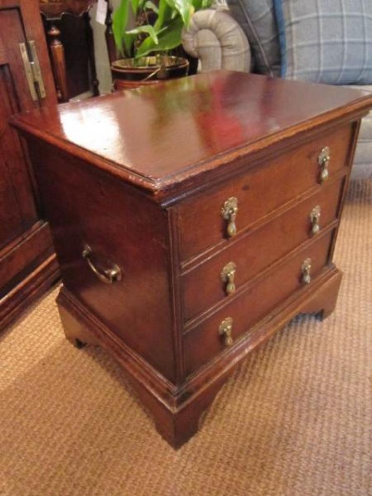 Small George II Period Oak Coffer - Image 1