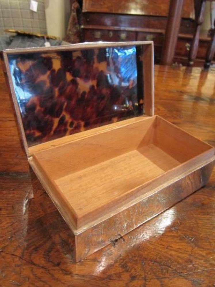 Top Quality George V Silver & Tortoiseshell Box - Image 3