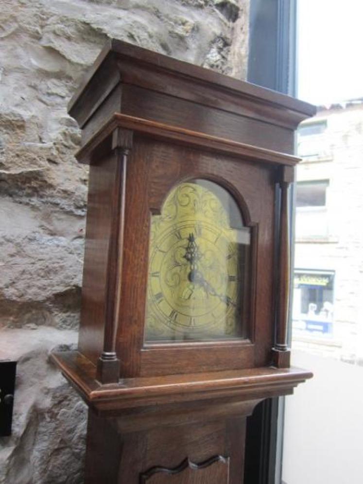 Rare George III Oak Miniature Longcase Clock - Image 2