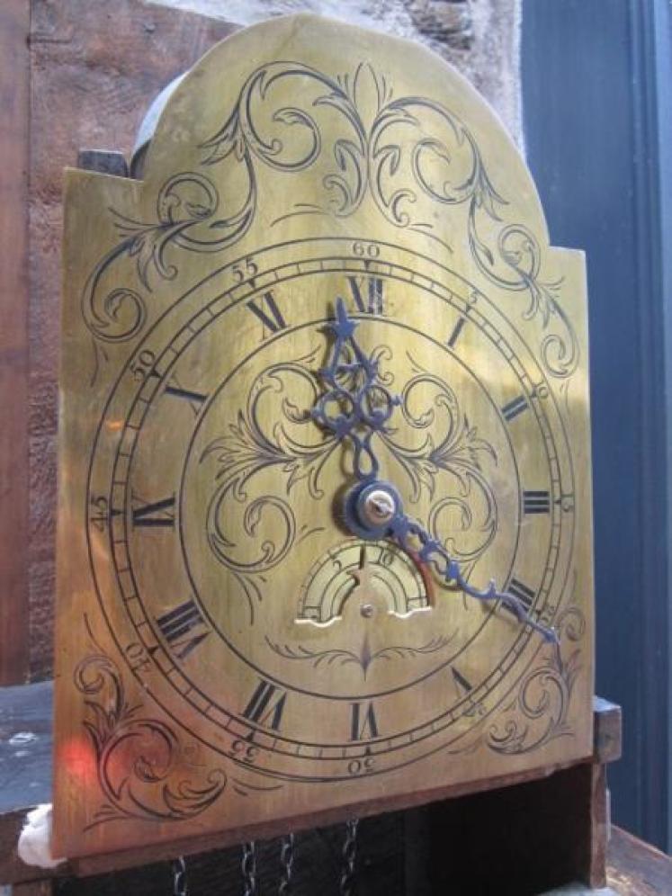 Rare George III Oak Miniature Longcase Clock - Image 3
